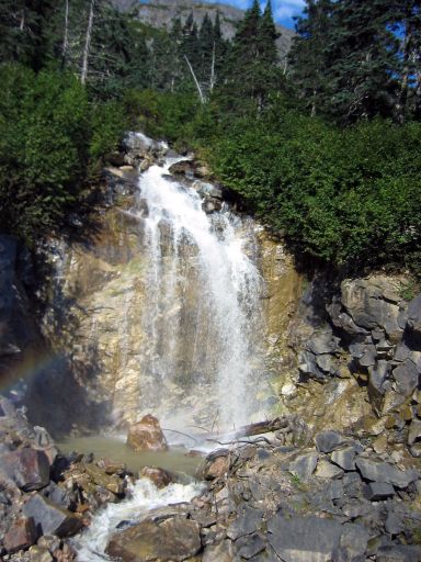 Glacier fed Waterfall