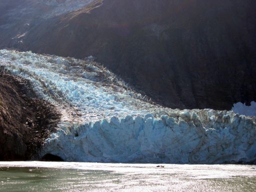 Ice Flow Left of Johns Hopkins Glacier