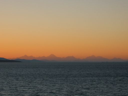 Sunset over Glacier Bay